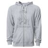 Icon Unisex Lightweight Loopback Terry Full-Zip Hooded Sweatshirt Thumbnail