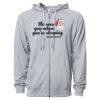 Icon Unisex Lightweight Loopback Terry Full-Zip Hooded Sweatshirt Thumbnail