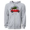 Icon Unisex Lightweight Loopback Terry Full-Zip Hooded Sweatshirt Thumbnail