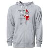 Icon Unisex Lightweight Loopback Terry Full-Zip Hooded Sweatshirt Thumbnail