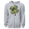 Icon Unisex Lightweight Loopback Terry Full-Zip Hooded Sweatshirt Thumbnail