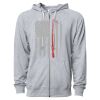 Icon Unisex Lightweight Loopback Terry Full-Zip Hooded Sweatshirt Thumbnail