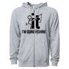 Icon Unisex Lightweight Loopback Terry Full-Zip Hooded Sweatshirt Thumbnail