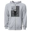 Icon Unisex Lightweight Loopback Terry Full-Zip Hooded Sweatshirt Thumbnail