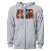 Icon Unisex Lightweight Loopback Terry Full-Zip Hooded Sweatshirt Thumbnail