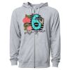 Icon Unisex Lightweight Loopback Terry Full-Zip Hooded Sweatshirt Thumbnail