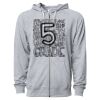 Icon Unisex Lightweight Loopback Terry Full-Zip Hooded Sweatshirt Thumbnail