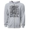 Icon Unisex Lightweight Loopback Terry Full-Zip Hooded Sweatshirt Thumbnail