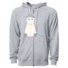 Icon Unisex Lightweight Loopback Terry Full-Zip Hooded Sweatshirt Thumbnail