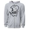 Icon Unisex Lightweight Loopback Terry Full-Zip Hooded Sweatshirt Thumbnail