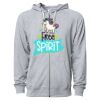 Icon Unisex Lightweight Loopback Terry Full-Zip Hooded Sweatshirt Thumbnail