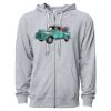 Icon Unisex Lightweight Loopback Terry Full-Zip Hooded Sweatshirt Thumbnail