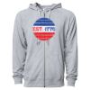 Icon Unisex Lightweight Loopback Terry Full-Zip Hooded Sweatshirt Thumbnail