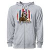 Icon Unisex Lightweight Loopback Terry Full-Zip Hooded Sweatshirt Thumbnail