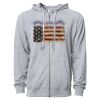 Icon Unisex Lightweight Loopback Terry Full-Zip Hooded Sweatshirt Thumbnail