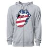 Icon Unisex Lightweight Loopback Terry Full-Zip Hooded Sweatshirt Thumbnail