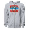 Icon Unisex Lightweight Loopback Terry Full-Zip Hooded Sweatshirt Thumbnail