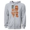 Icon Unisex Lightweight Loopback Terry Full-Zip Hooded Sweatshirt Thumbnail