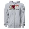 Icon Unisex Lightweight Loopback Terry Full-Zip Hooded Sweatshirt Thumbnail