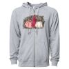 Icon Unisex Lightweight Loopback Terry Full-Zip Hooded Sweatshirt Thumbnail