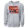 Icon Unisex Lightweight Loopback Terry Full-Zip Hooded Sweatshirt Thumbnail