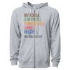 Icon Unisex Lightweight Loopback Terry Full-Zip Hooded Sweatshirt Thumbnail