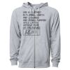 Icon Unisex Lightweight Loopback Terry Full-Zip Hooded Sweatshirt Thumbnail