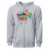 Icon Unisex Lightweight Loopback Terry Full-Zip Hooded Sweatshirt Thumbnail