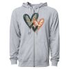 Icon Unisex Lightweight Loopback Terry Full-Zip Hooded Sweatshirt Thumbnail