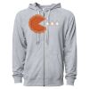 Icon Unisex Lightweight Loopback Terry Full-Zip Hooded Sweatshirt Thumbnail