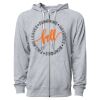 Icon Unisex Lightweight Loopback Terry Full-Zip Hooded Sweatshirt Thumbnail