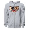 Icon Unisex Lightweight Loopback Terry Full-Zip Hooded Sweatshirt Thumbnail