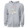 Icon Unisex Lightweight Loopback Terry Full-Zip Hooded Sweatshirt Thumbnail