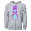 Icon Unisex Lightweight Loopback Terry Full-Zip Hooded Sweatshirt Thumbnail