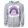 Icon Unisex Lightweight Loopback Terry Full-Zip Hooded Sweatshirt Thumbnail