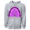 Icon Unisex Lightweight Loopback Terry Full-Zip Hooded Sweatshirt Thumbnail