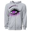 Icon Unisex Lightweight Loopback Terry Full-Zip Hooded Sweatshirt Thumbnail