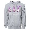 Icon Unisex Lightweight Loopback Terry Full-Zip Hooded Sweatshirt Thumbnail