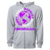 Icon Unisex Lightweight Loopback Terry Full-Zip Hooded Sweatshirt Thumbnail