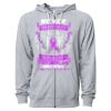 Icon Unisex Lightweight Loopback Terry Full-Zip Hooded Sweatshirt Thumbnail