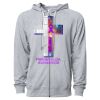 Icon Unisex Lightweight Loopback Terry Full-Zip Hooded Sweatshirt Thumbnail