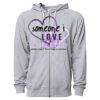 Icon Unisex Lightweight Loopback Terry Full-Zip Hooded Sweatshirt Thumbnail