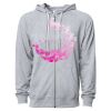 Icon Unisex Lightweight Loopback Terry Full-Zip Hooded Sweatshirt Thumbnail