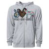 Icon Unisex Lightweight Loopback Terry Full-Zip Hooded Sweatshirt Thumbnail