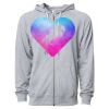 Icon Unisex Lightweight Loopback Terry Full-Zip Hooded Sweatshirt Thumbnail