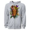 Icon Unisex Lightweight Loopback Terry Full-Zip Hooded Sweatshirt Thumbnail