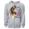 Icon Unisex Lightweight Loopback Terry Full-Zip Hooded Sweatshirt Thumbnail