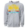 Icon Unisex Lightweight Loopback Terry Full-Zip Hooded Sweatshirt Thumbnail