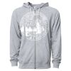 Icon Unisex Lightweight Loopback Terry Full-Zip Hooded Sweatshirt Thumbnail