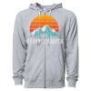 Icon Unisex Lightweight Loopback Terry Full-Zip Hooded Sweatshirt Thumbnail